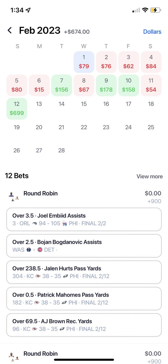 daddyspicks7's tweet photo. Profit loss on Prize Picks on Pikkit a verified bet tracker. Good days and bad days but positive EV over time trends upwards. Can’t tail 1 pos ev play lose and think it’s game over. Gotta be consistent https://t.co/h72CYTc97F
