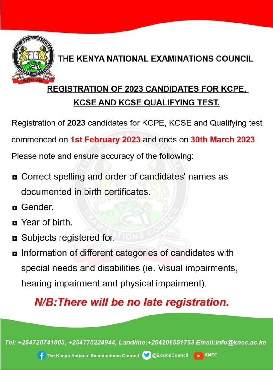 KNECKenya's tweet photo. https://t.co/g13X90PMeD
