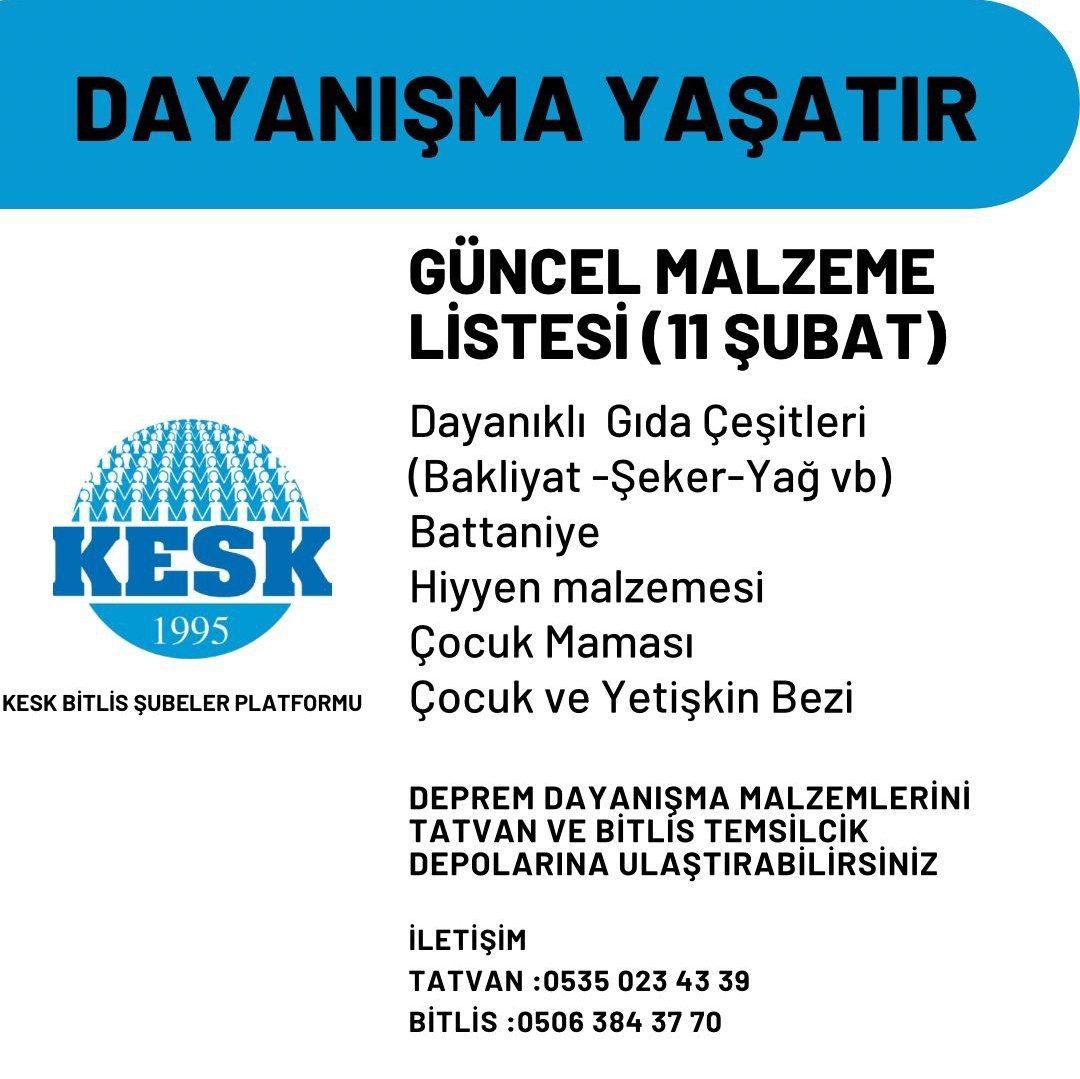 Dayanışma Yaşatır <a href="/deprem/">Deprem</a> #türkiyetekyürekk
