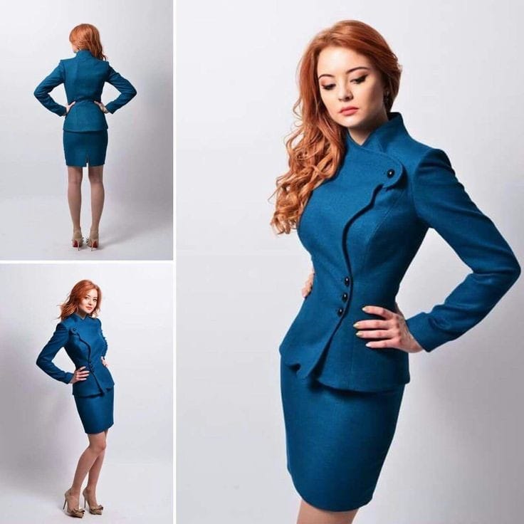 Women Blue 2Pc Business Skirt Suit Dress
Discover the new sartorial equation with our dressy skirt suit set.
#skirtsuit #businesscasuals #suitskirts #dressysuitset
shop now- etsy.com/listing/141638…
