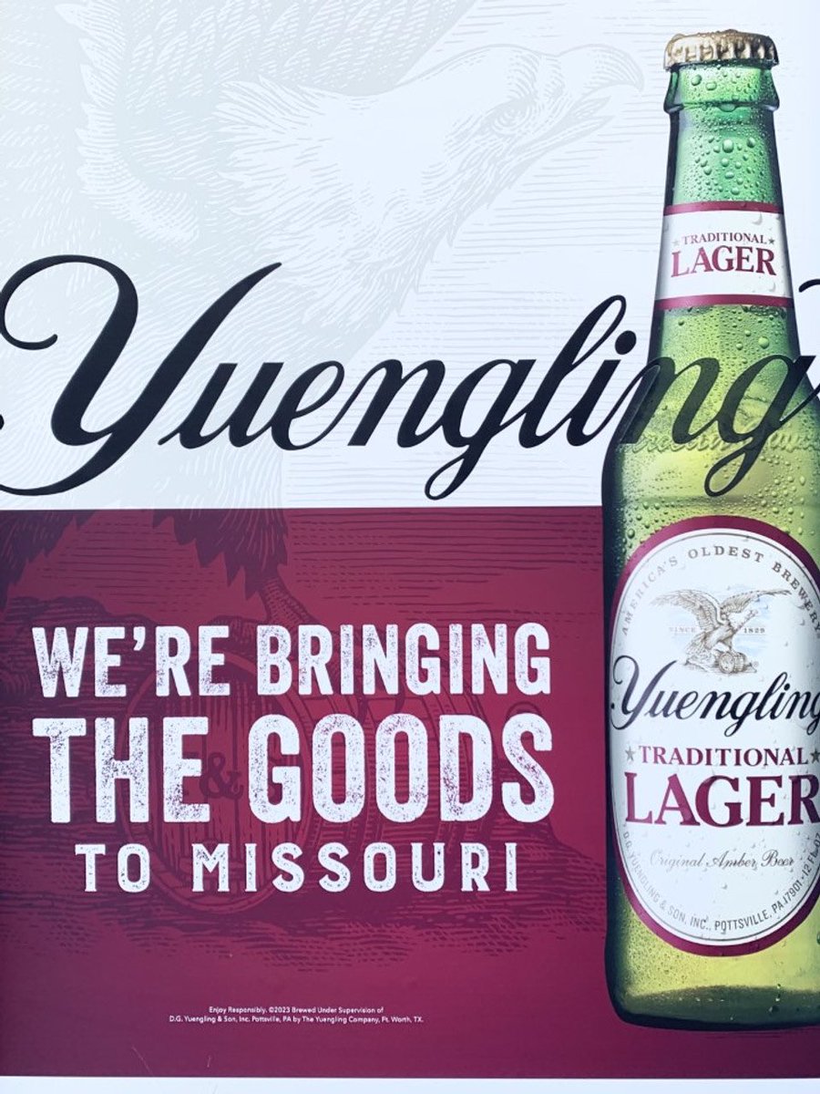 Yuengling available March 6th 
at the Gladstone and Parkville locations 

Thank you for shopping locally owned businesses   <a href="/KC_BeerBlog/">KC Beer Blog</a> <a href="/BeerTastingKC/">Beer Tasting KC</a>