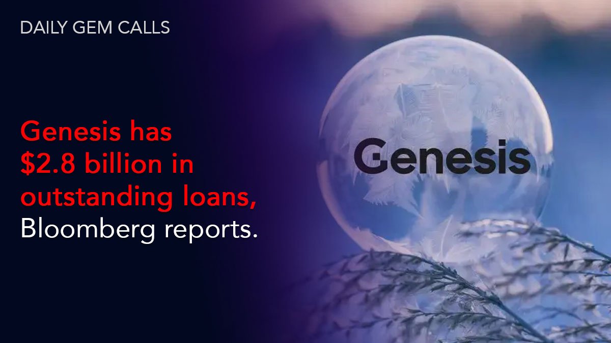 DailyGemcalls's tweet photo. Genesis has more than 2 billion outstanding loans .. https://t.co/eA5BIQ8ogu