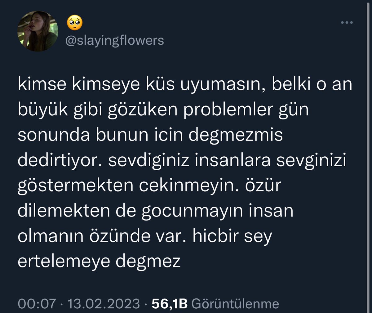 sevdiklerinize sarılın