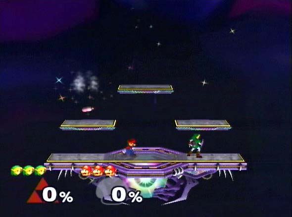 The halftime show looks like a Super Smash Bros level.