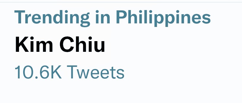 absoLettely's tweet photo. It's past 10 AM (2.13.23),and Kim Chiu is still up on the trendlist! She's been trending since 6PM yesterday! @prinsesachinita You've been awesome since day 1 in your journey as the main host of #DreamMakerPH! Huge congratulations to you,Kimmy!❤️ https://t.co/0FGnVxeufb
