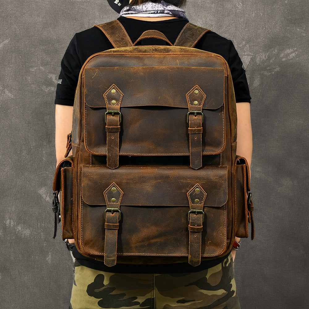 gerald_black1's tweet image. Men's Retro Genuine Leather Waterproof Large Capacity Outdoor BackPack! Buy here fashion.geraldblack.com/3YMw8cn
#backpacks #menbackpack