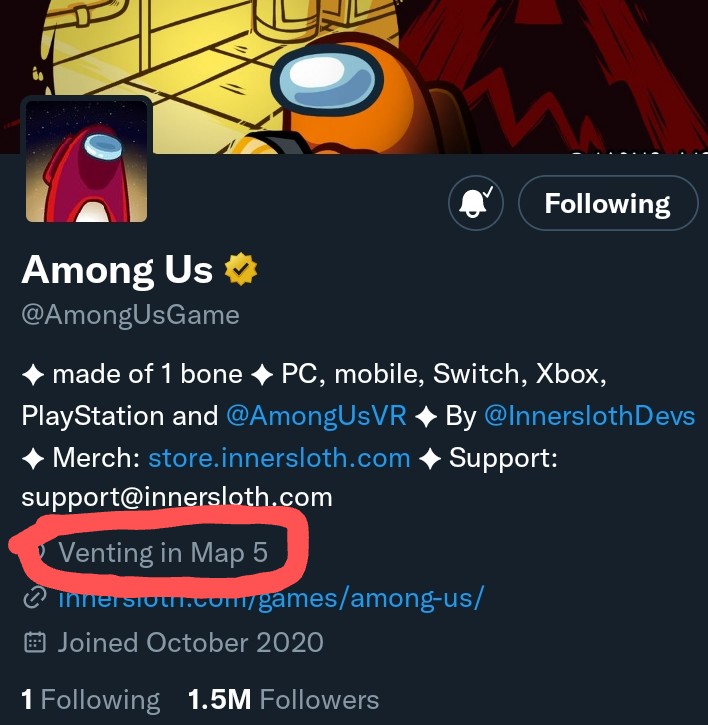 MrJack46290's tweet photo. @AmongUsGame @AmongUsGame EXPLAIN YOURSELF https://t.co/aHfVnybMFq
