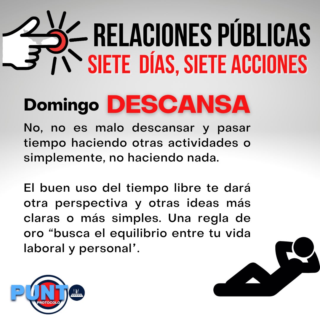 FelipeReyes_B's tweet photo. Siete días, siete acciones de "Relaciones Públicas".
#RRPP #PR #Relacionespúblicas https://t.co/eR4Tr7pZln