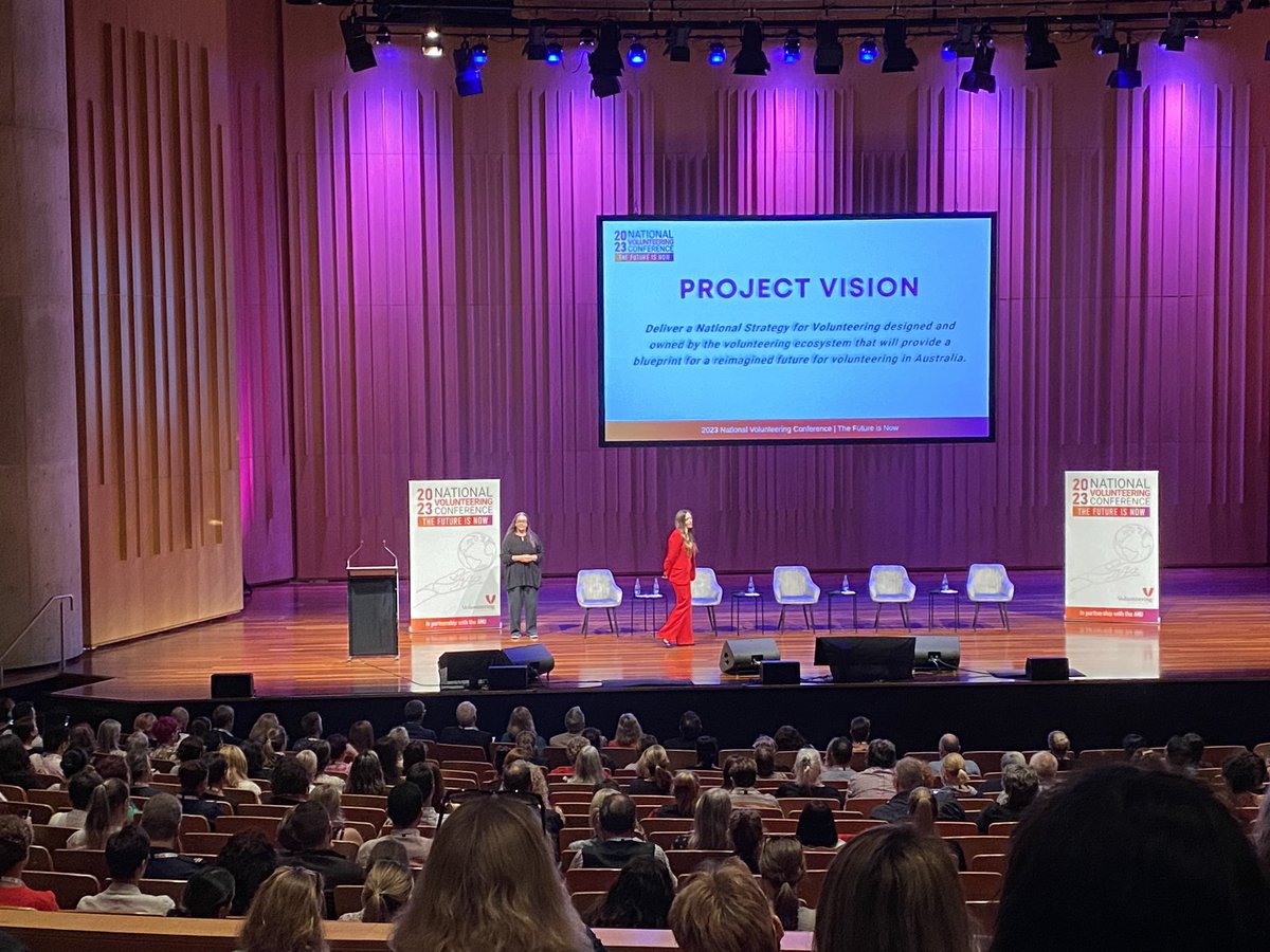 Launch of <a href="/VolunteeringAus/">Volunteering Australia</a> National Strategy for Volunteering - the first of its kind! #NVC2023