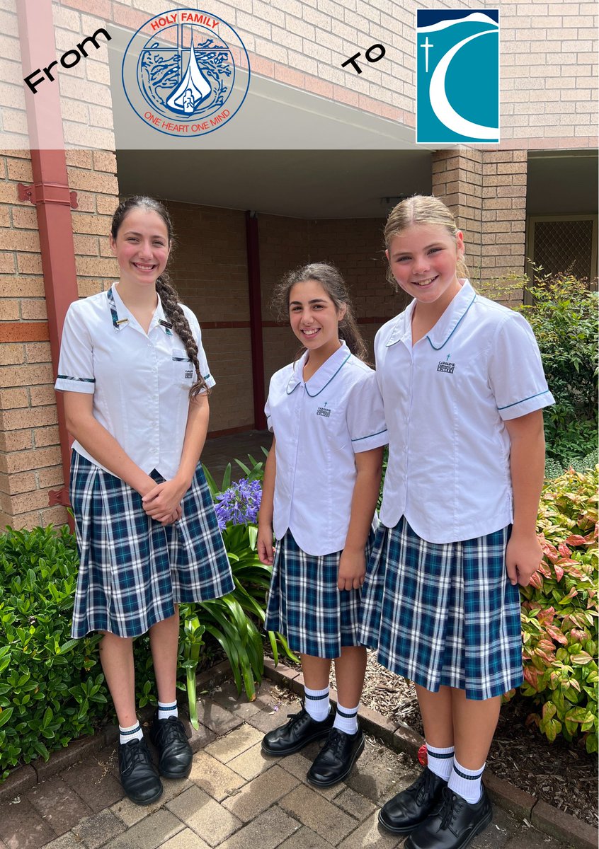 Primary School visits continued today with Audrey, Rose &amp; Ella heading to Holy Family at Luddenham, to meet with Year 5 &amp; 6 girls talking about their experiences at Caroline Chisholm College. The girls represented the College beautifully! <a href="/CatholicEdParra/">Catholic Schools Parramatta Diocese</a>