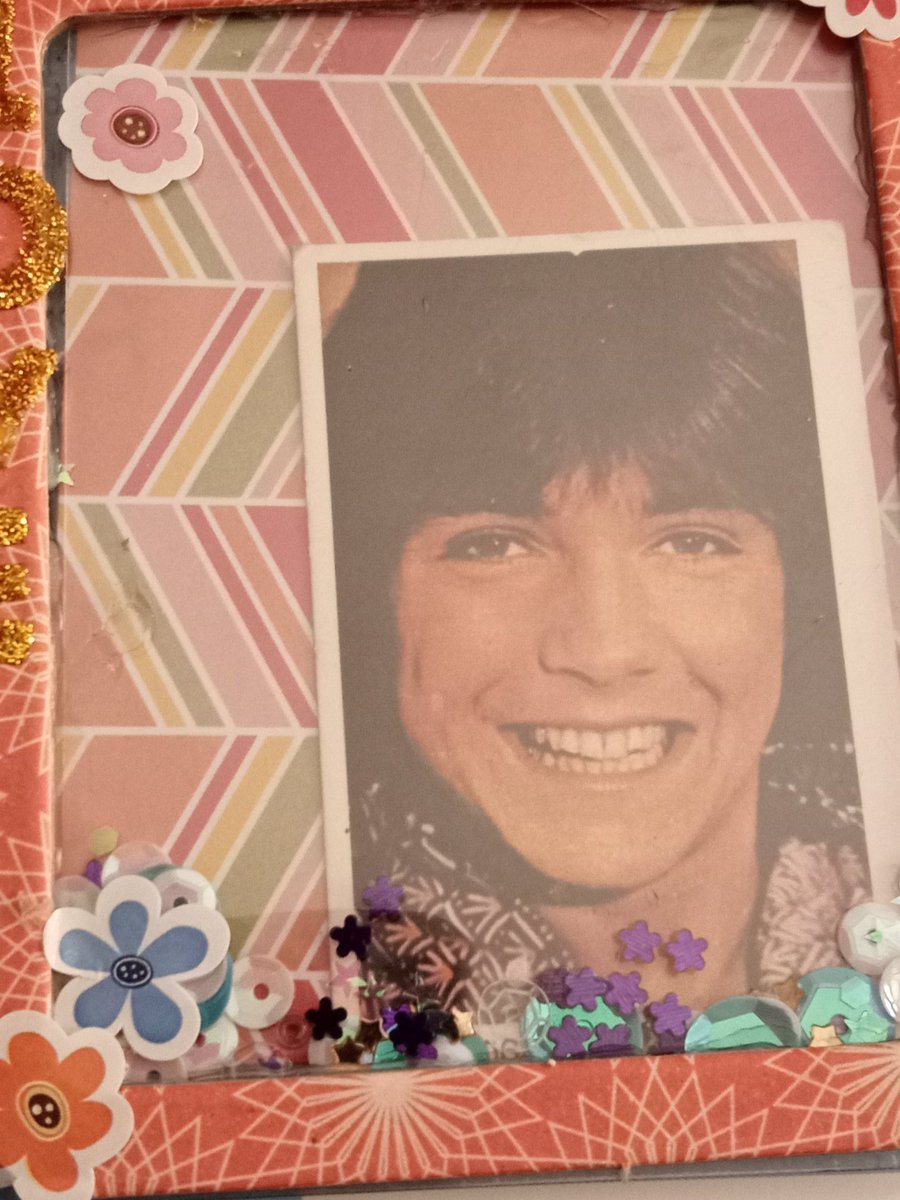 jessbythebsb's tweet photo. A sneak peak at a retro style shaker card using the cutesy pic I have of David.. ( still need to add more to it) ๐๐๐๐๐๐ #DavidCassidy #diycraft #love #craftswithdavid #sneakpeak https://t.co/TwnDJbDKEJ