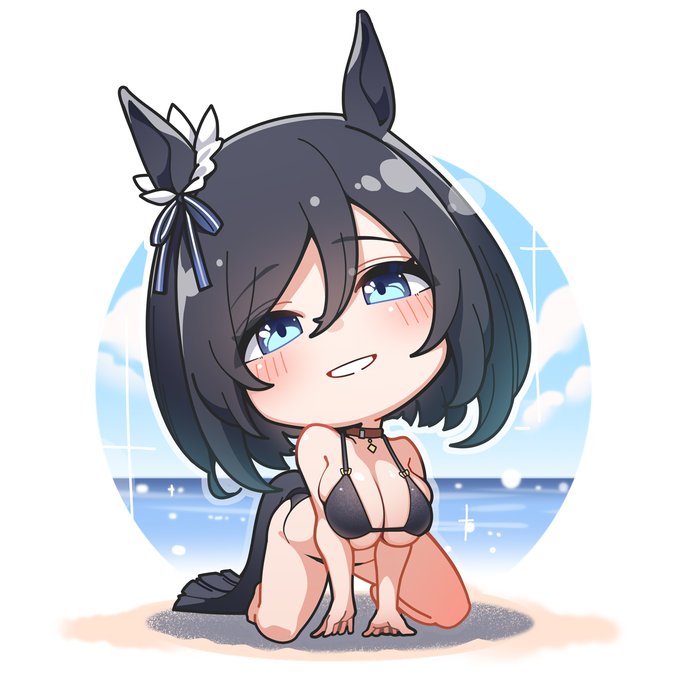 エイシンフラッシュは何がとは言わないが水着がでかい
#ウマ娘プリティーダービー 