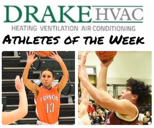 STSR PRESENTS THE DRAKE HVAC ATHLETES OF THE WEEK: ELMIRA'S WOODARD AND EDISON'S MCGEE . . . <a href="/EHeightsSDAth/">Thomas A. Edison HS Athletics</a> <a href="/ECSD_Athletics/">Express Athletics</a> <a href="/giannamcgee_13/">Gianna McGee</a> 

stsportsreport.com/index_get.php?…