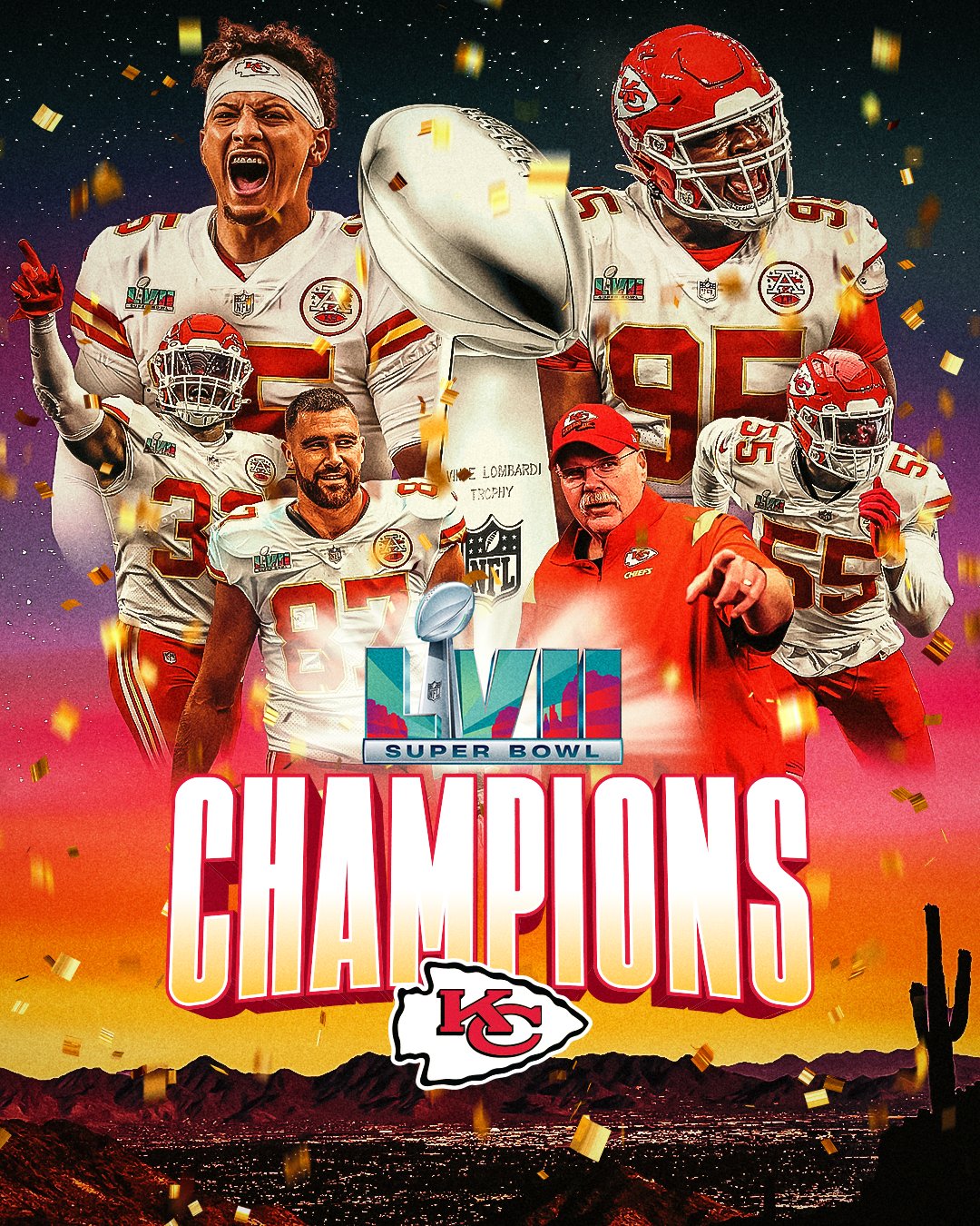 NFL on X: RT @Chiefs: WE ARE SUPER BOWL CHAMPIONS !!!!