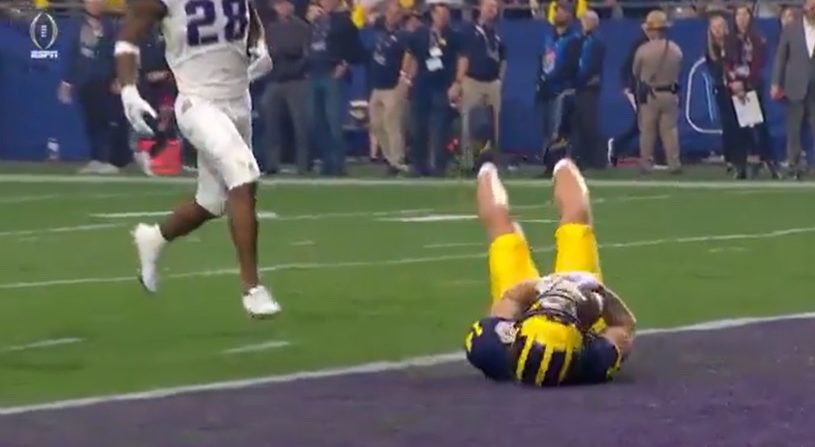 There’s going to be a lot of chatter about that flag at the end of the Super Bowl. But make no mistake about it. That’s not the biggest officiating blunder at that stadium in the last two months. Not even close.