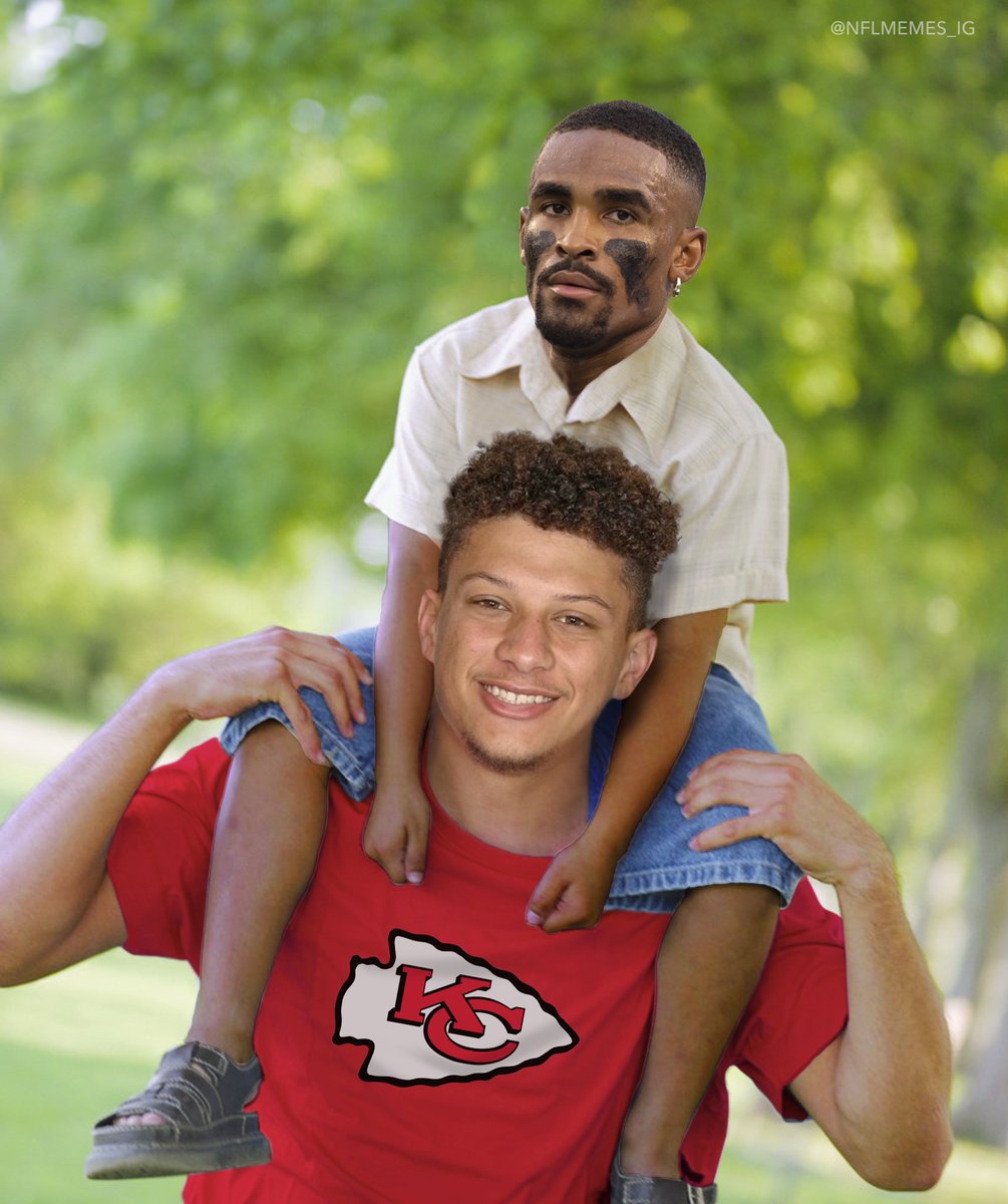 NFLMemes's tweet photo. The NFL MVP and his son… https://t.co/414q0Ee0TH