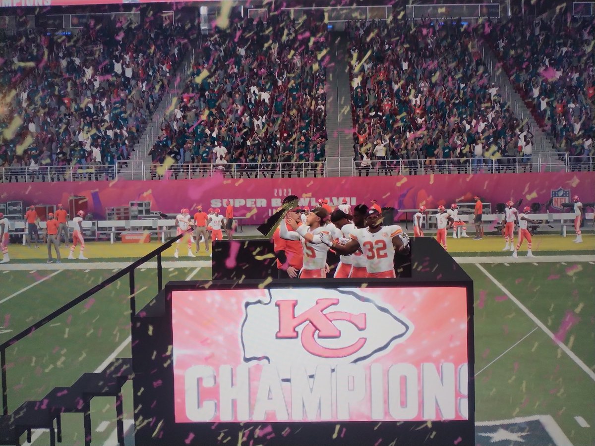 ThatGuyBR4NDON's tweet photo. Congrats Chiefs!!! #NFL #SuperBowl #KCvsPHI #Madden23 https://t.co/N2ORFBCiP9