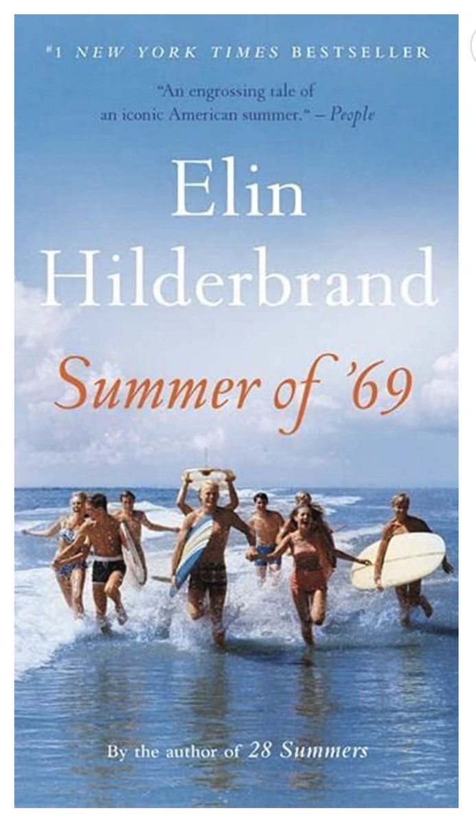 FincherMath's tweet photo. A little bit more serious type of book from Elin Hilderbrand.  She writes about a specific family’s experiences while highlighting some of the tragedies  of the Vietnam War, the Chappaquiddick incident involving Ted Kennedy, and man landing on the moon. https://t.co/6evbFr6Rhg