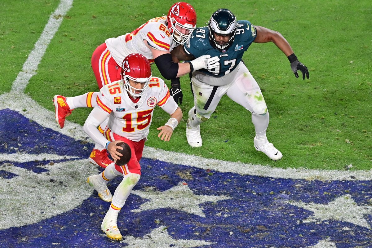Patrick Mahomes in the postseason:

- 72/100 (72%)
- 703 passing yards
- 7 TDs 
- 0 INTs
- Super Bowl MVP

And he did a majority of it with a high-ankle sprain, an injury that typically sidelines players multiple weeks.
