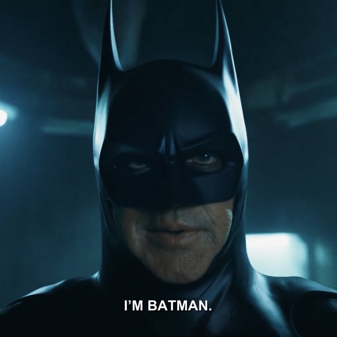 CorteGeeks_LCG's tweet photo. Todos cuándo escuchamos a Michael Keaton decir la frase #TheFlashMovie
*Leer con voz de Batman y burro* 😁 https://t.co/LmIj8z4BWe