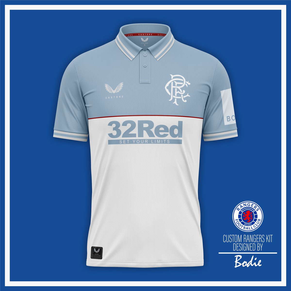 BOMBERBODiE's tweet image. #RangersFC #CustomKit