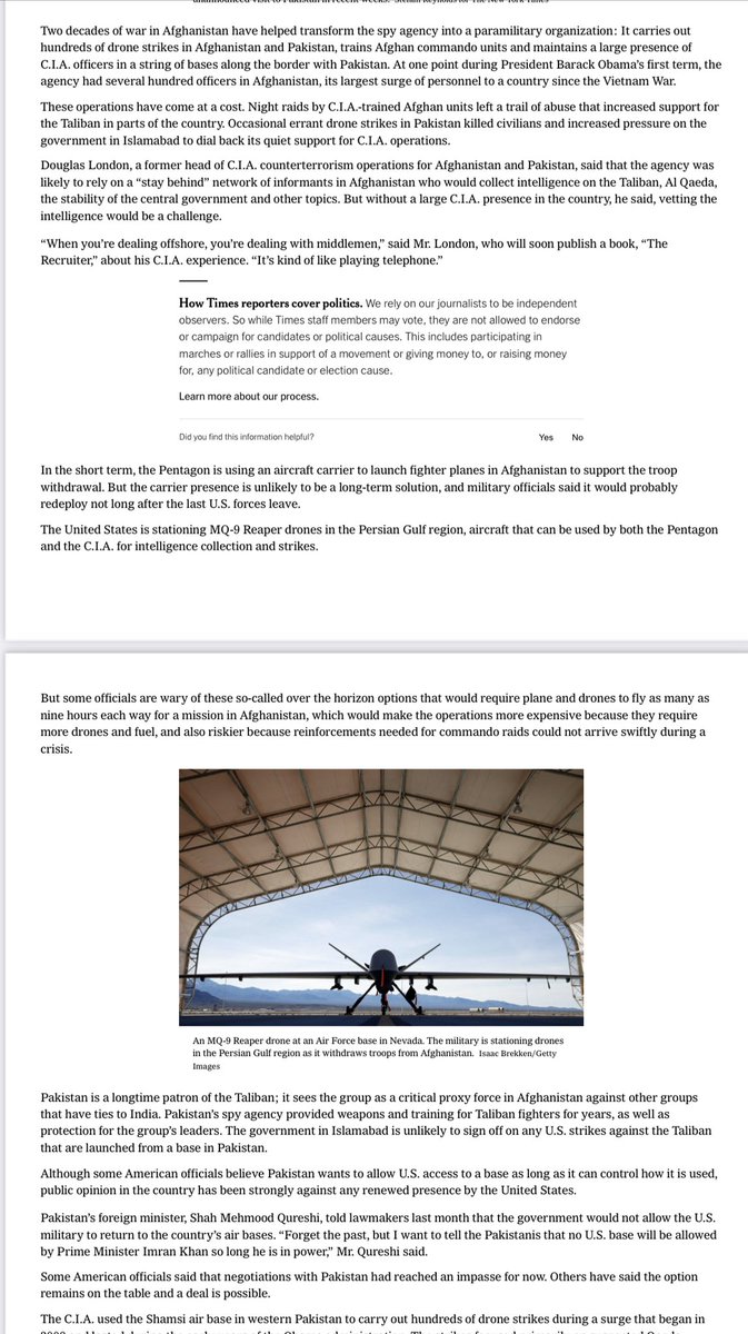 Peace4allpak's tweet photo. Shireen Mazari Sahiba @ShireenMazari1

Please immediately share this NY Times Article on urgent basis with Khan sahib. This Article is a SMOKING GUN and certifies that Ret. Gen. Bajwa orchestrated the conspiracy to topple @ImranKhanPTI Imran Khan’s gov. 
https://t.co/njQieErK6k https://t.co/81Pommz4mr