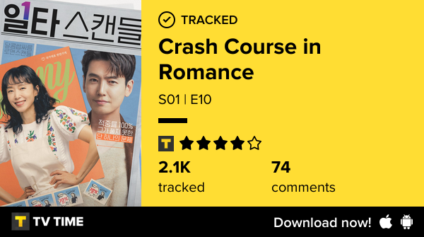 withunnichan's tweet photo. I've just watched episode S01 | E10 of Crash Course in Romance! #oneshotscandal  https://t.co/N83a4kloCg #tvtime https://t.co/tQpZdWbtqj