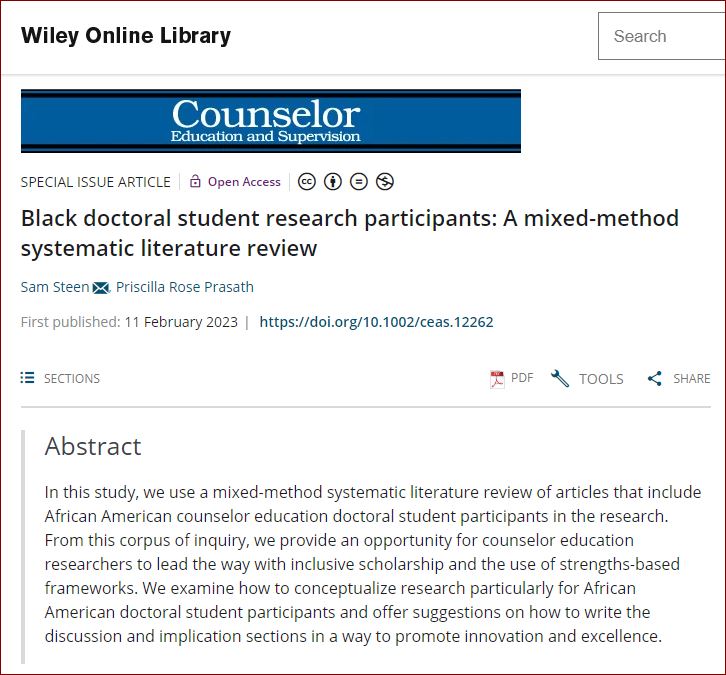 🚨Publication🚨Hope our recommendations will open doors for #inclusive scholarship and the use of a strengths-based lens while writing #discussion &amp; #implication sections!
<a href="/UTSA/">UT San Antonio</a>  <a href="/coehdresch_utsa/">UTSA COEHD Research</a> <a href="/UTSACounsDept/">UTSACounselingDept</a> <a href="/UTSAResearch/">UT San Antonio Research</a> 
#research #highereducation #BIPOCAuthors