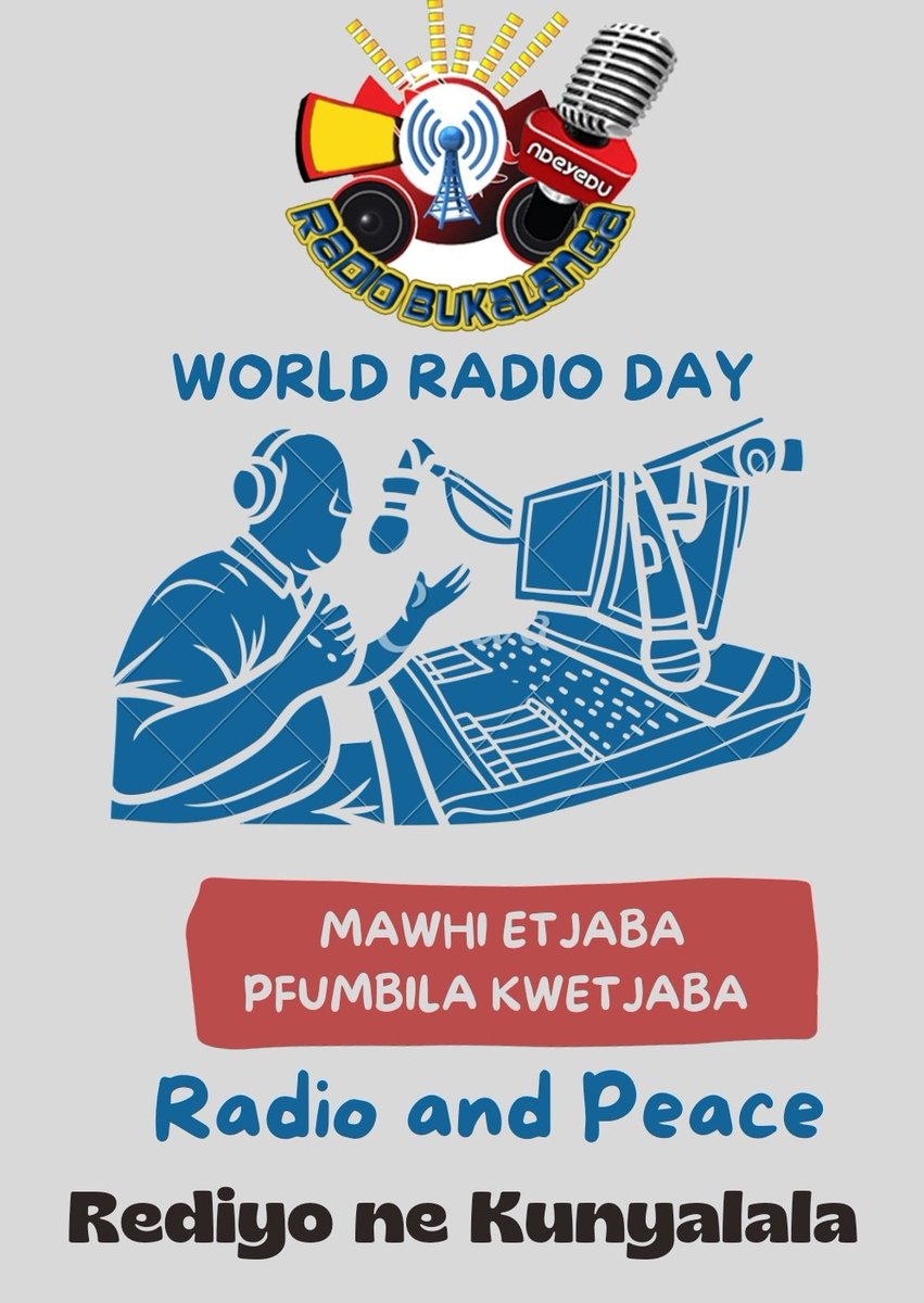 Radio Bukalanga joins the world in commemorating World Radio Day 2023. Celebrating the importance and relevance of Radio in 2023. #WorldRadioDay2023 #radioandpeace