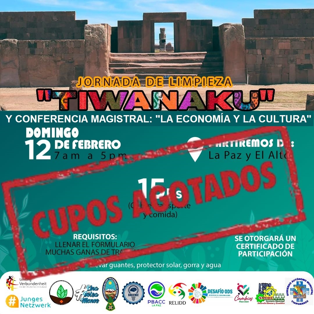 socienceumsa's tweet photo. #SOCIENCE estuvo presente en la actividad de limpieza de Tiwanaku. ð±âš https://t.co/ItUjGIX8Mv