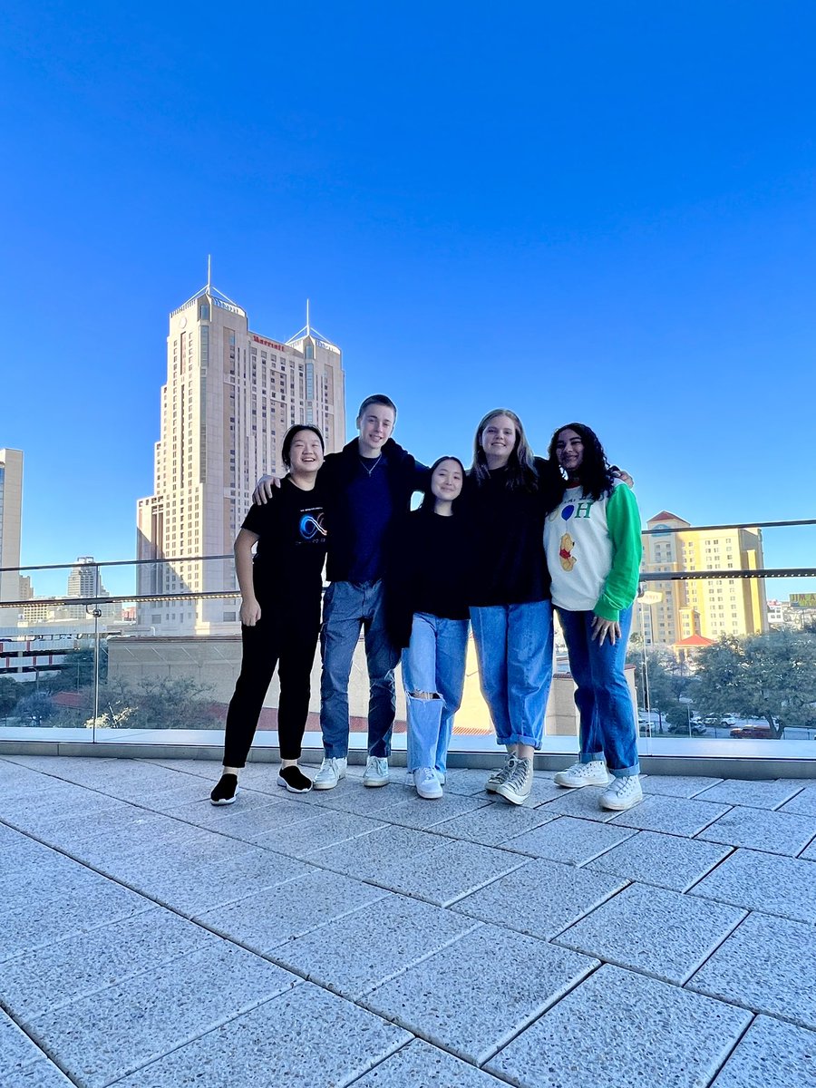JordanHS_Choir's tweet photo. Warriors singers had an incredible experience at state this week!! We are so proud of them: Alli, Kaitlyn, Diane &amp; Tiago 🎶 alumns of @SLJHChoir &amp; @Adamsvikingcho1 🧡💙💛 @JhsWarriors @KatyISDFineArts @katyisd https://t.co/mFY96At1jb