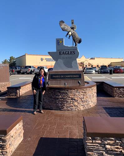 Thank you @txteachersz for taking @Montserrat_EDU to the place where #Eagles soar! 💕 #ManosaLaObra #Adelante @SanElizarioISD @SanElizarioHS @GEMS_RSalcido @AlarconElem @BorregoElem @jlsambrano @Loya_Primary90 #IAmASanEliChampion #PaseoDeCampeones @ESCRegion19