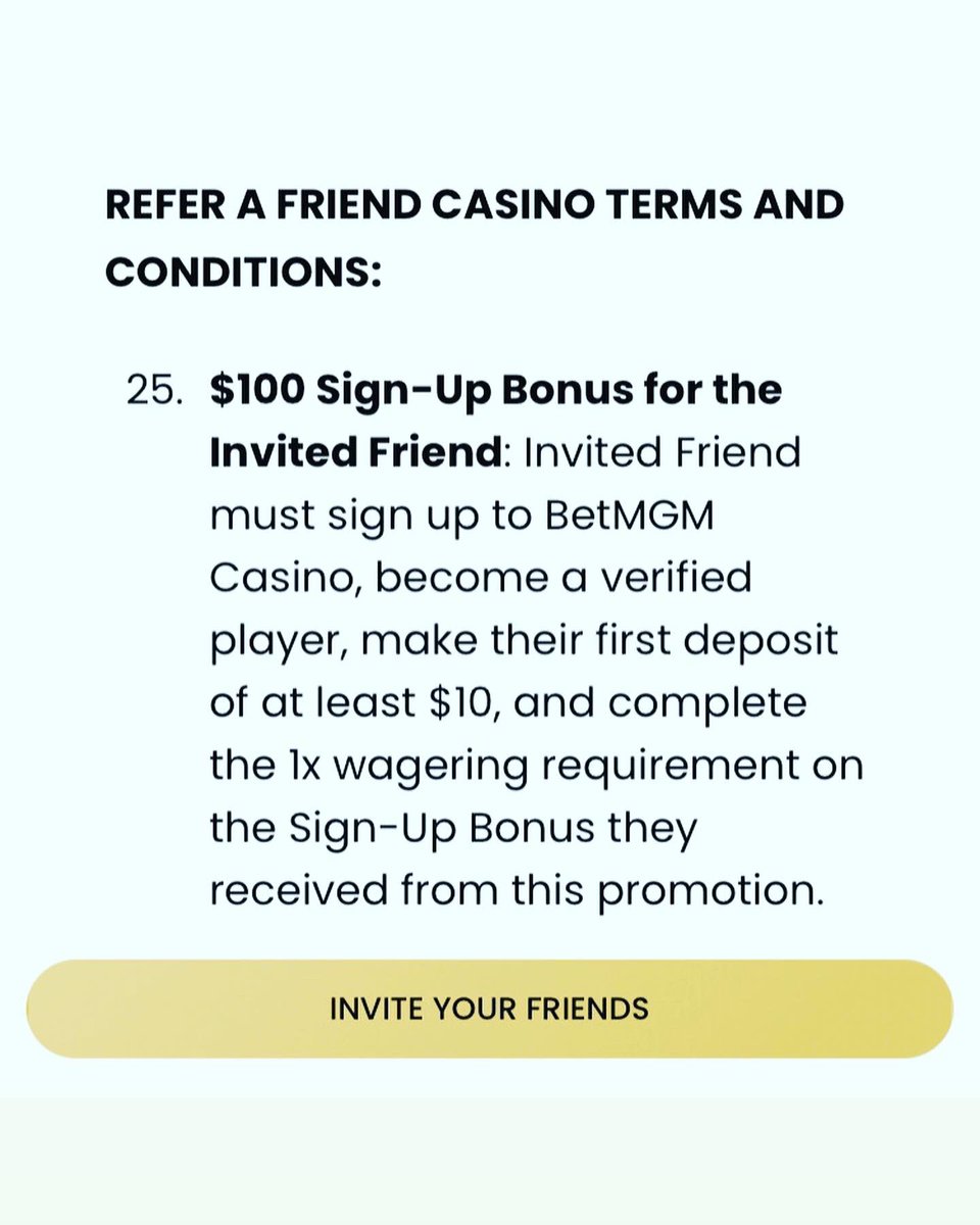 #MakeEveryMomentMore #SuperBowl   #GamblingTwitter #Chiefs

BetMGM Ontario Casino 100$ welcome bonus. Deposit 10$ to claim bonus. Only 1x wager required to clear bonus. on.betmgm.ca/en/mobileporta…