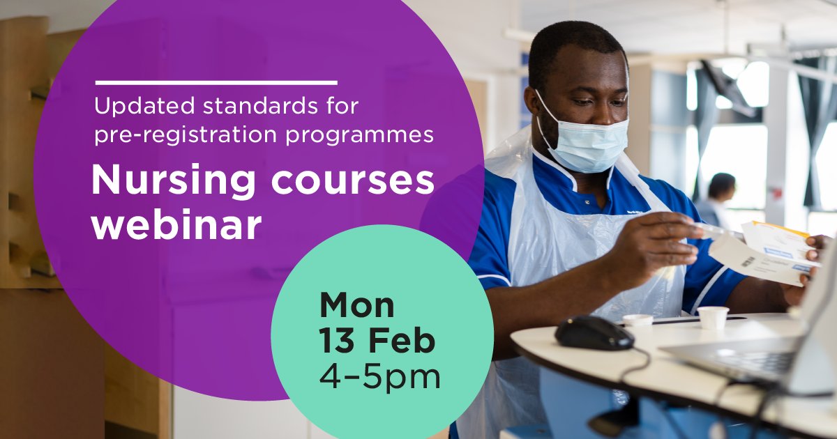 ⬇️ Today ⬇️ Join our webinar about our updated pre-registration programmes for #nursing courses! 📆 Mon 13 Feb ⏰ 4-5pm Sign up now 👇 fal.cn/3vOMK