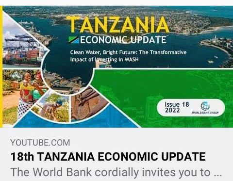 @WBTanzania Looking forward for viewing a meaningful and thought provoking #TanzaniaEconomicUpdate