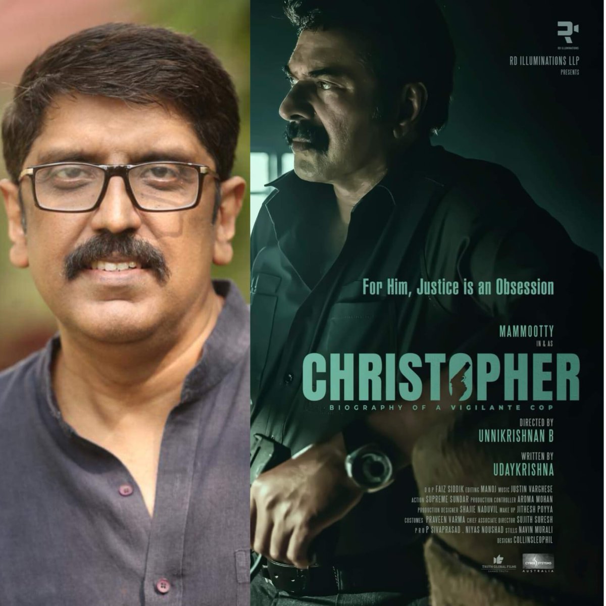 RatherNazaket's tweet photo. #Christopher movie making is fantastic. Mixed reviews hits Christopher, but B Unnikrishnan making the best out of the script. We r waiting for a great movie come out soon Sir #bUnnikrishnan #gooddirection https://t.co/8vX07s4IHf