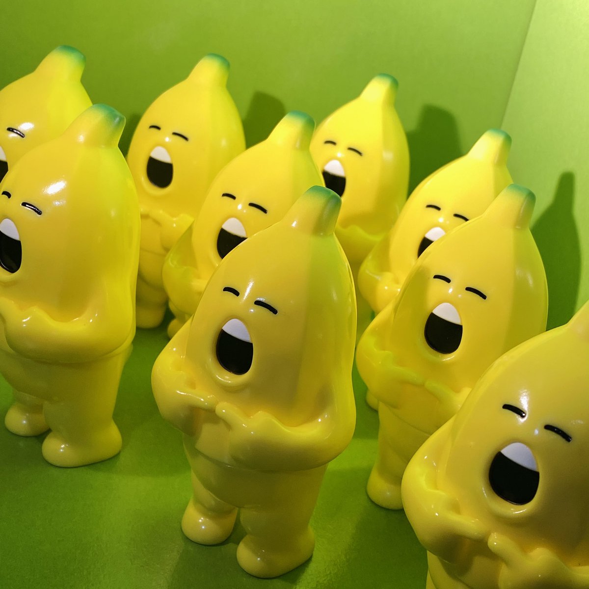 #バナナテイル from #SHYBOYS 、少数精鋭ですがCame back🍌💦💨厳密にはVer.1とは違うカラーなのですが、基本カラーだけでもなるべく皆さまにお届け出来るように不定期に再販してまいります🤟😸🍀

#ソフビ
#🍌