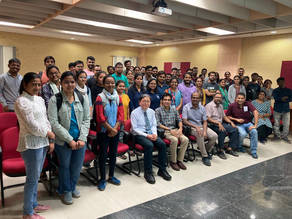 Hari_Chakrapani's tweet photo. Pleasure to welcome Prof Hayashi from Tohuku University. His lab has been in the forefront of developing new asymmetric synthetic methodologies and total syntheses. He gave an outstanding lecture that we all enjoyed. @IISERPune @Whytamin https://t.co/f3obsN7Ebi