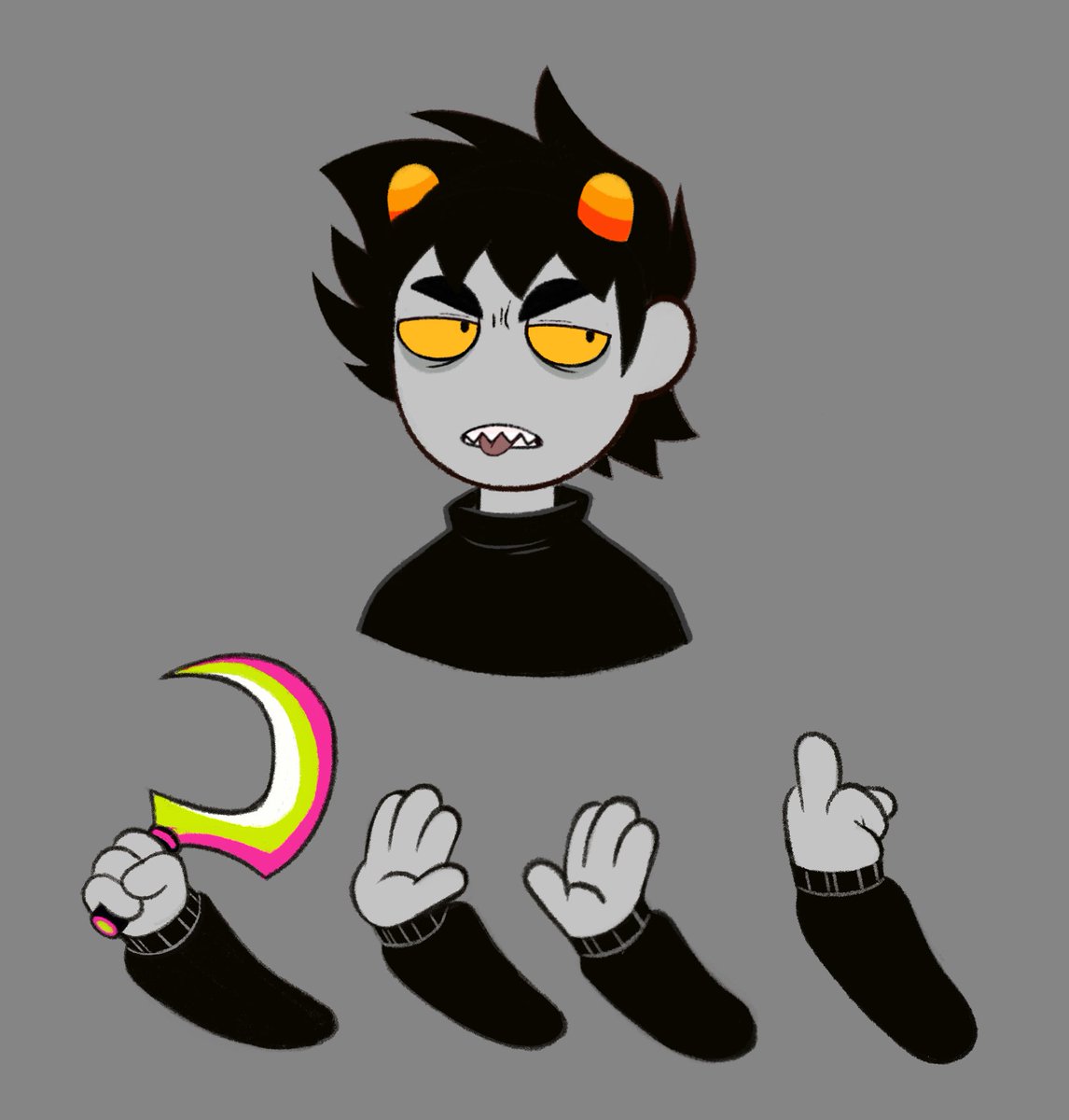 OnlyKarkat's tweet photo. Karkat face rig for everyone!!

https://t.co/gx1fMDkPIa

#HOM3STUCK #Homestuck #fanart #karkat https://t.co/lPEmgeTQNl