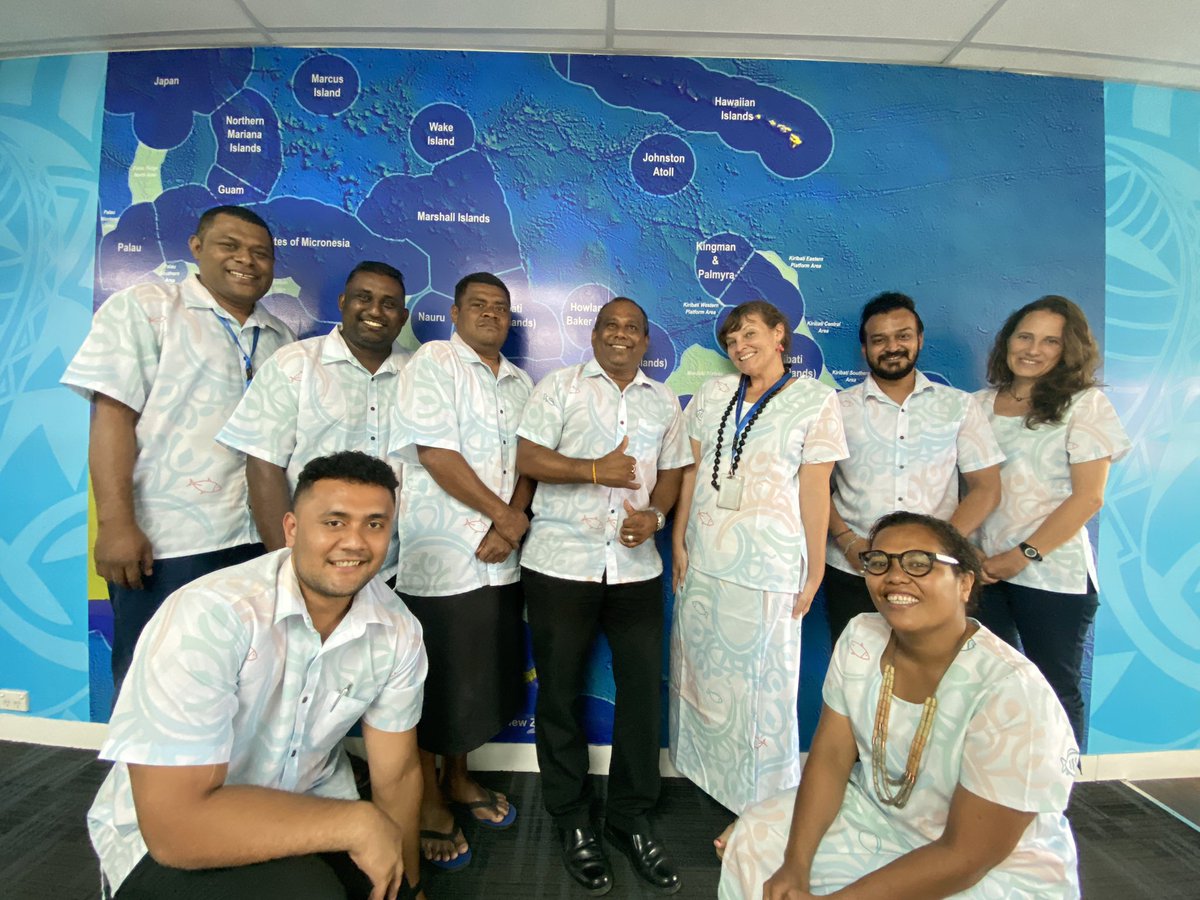 mollypowerstora's tweet photo. Closing out today’s @spc_cps programme meeting with the dream team from Ocean Management & Literacy!
Team work makes the dream work 💫
#KnowYourOcean #MaritimeZonesMatter #ResilientBoundaries #GEMDiv
📸: @Viti_Kid https://t.co/TP08NYDEWV