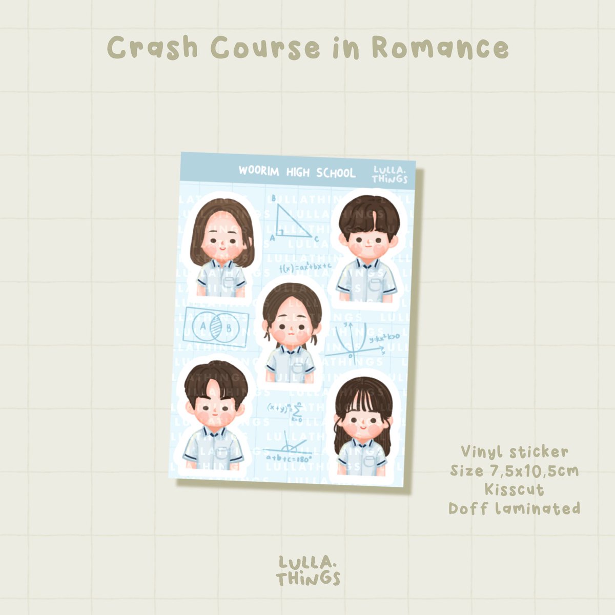Merchandise - CRASH COURSE IN ROMANCE

✅keychain
✅sticker sheet
✅freebies included

available on SHOPEE 
beacons.ai/lullathings2

#CrashCourseInRomanceEp10 #CrashCourseInRomance #crashcourse #iltascandal #일타스캔들 #JungKyungHo #JeonDoYeon #ChoiChiYeol