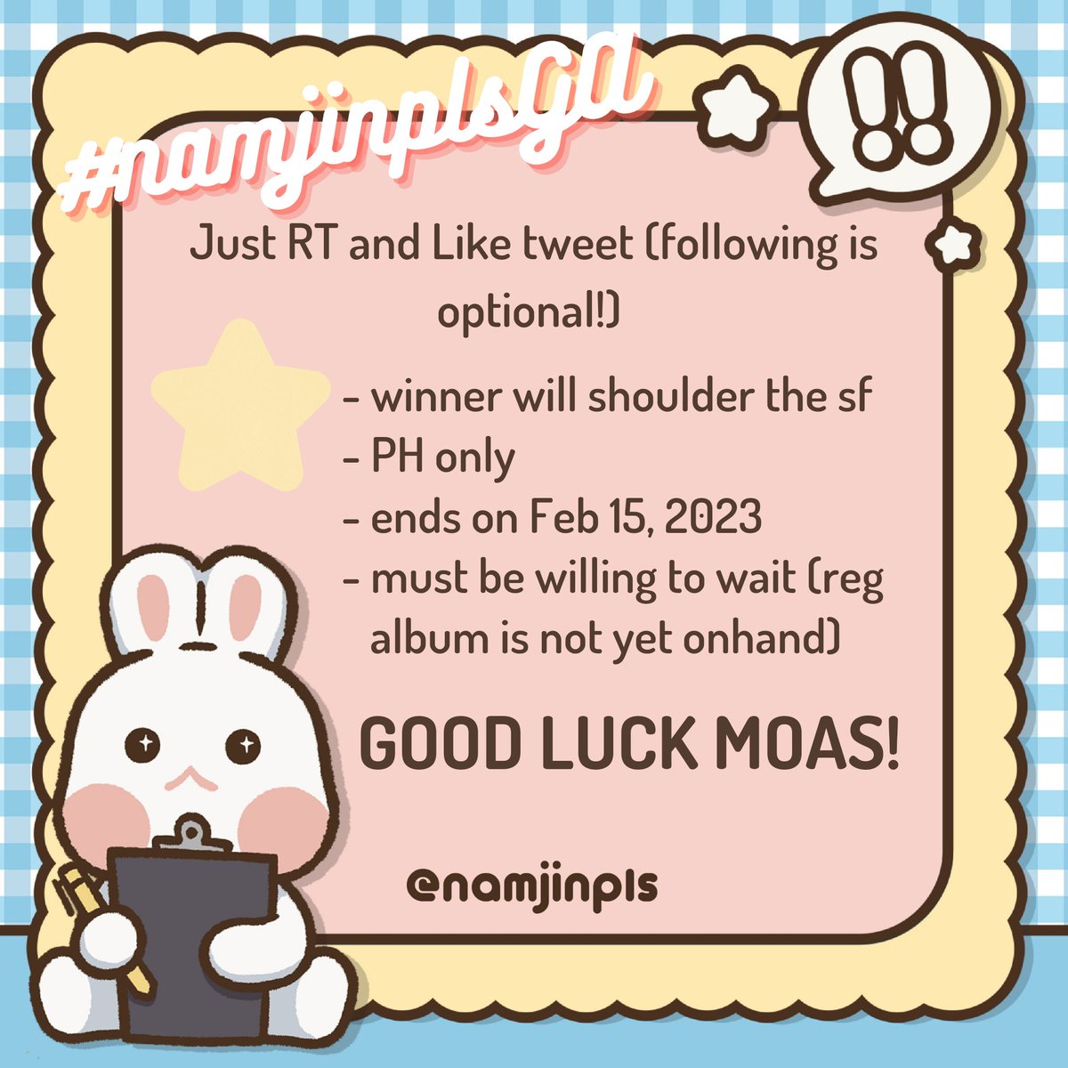 namjinpls's tweet photo. #namjinplsGA | TXT COMEBACK SHOW 

To show our deepest graditude, me and my friends will giveaway 1 TXT LUCKY BOX ♡

The box contains: 
- 1 Temptation tin can set
- 1 Temptationn weverse ver
- 1 Temptation reg album (random) 
- lots of official and unofficial txt merch
And more! https://t.co/vI0aHYrDjh
