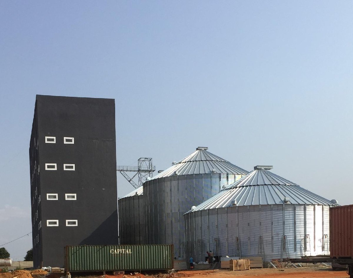 MAGLATAM's tweet photo. En Luanda, Angola; la planta de molienda 'green field' de trigo blando duro de 350 T/24h para Sanabel fue probada en mayo pasado, con plena satisfacción del cliente y del equipo de Ocrim.
https://t.co/CdkfKBAGiU https://t.co/WINuA1AQGQ
