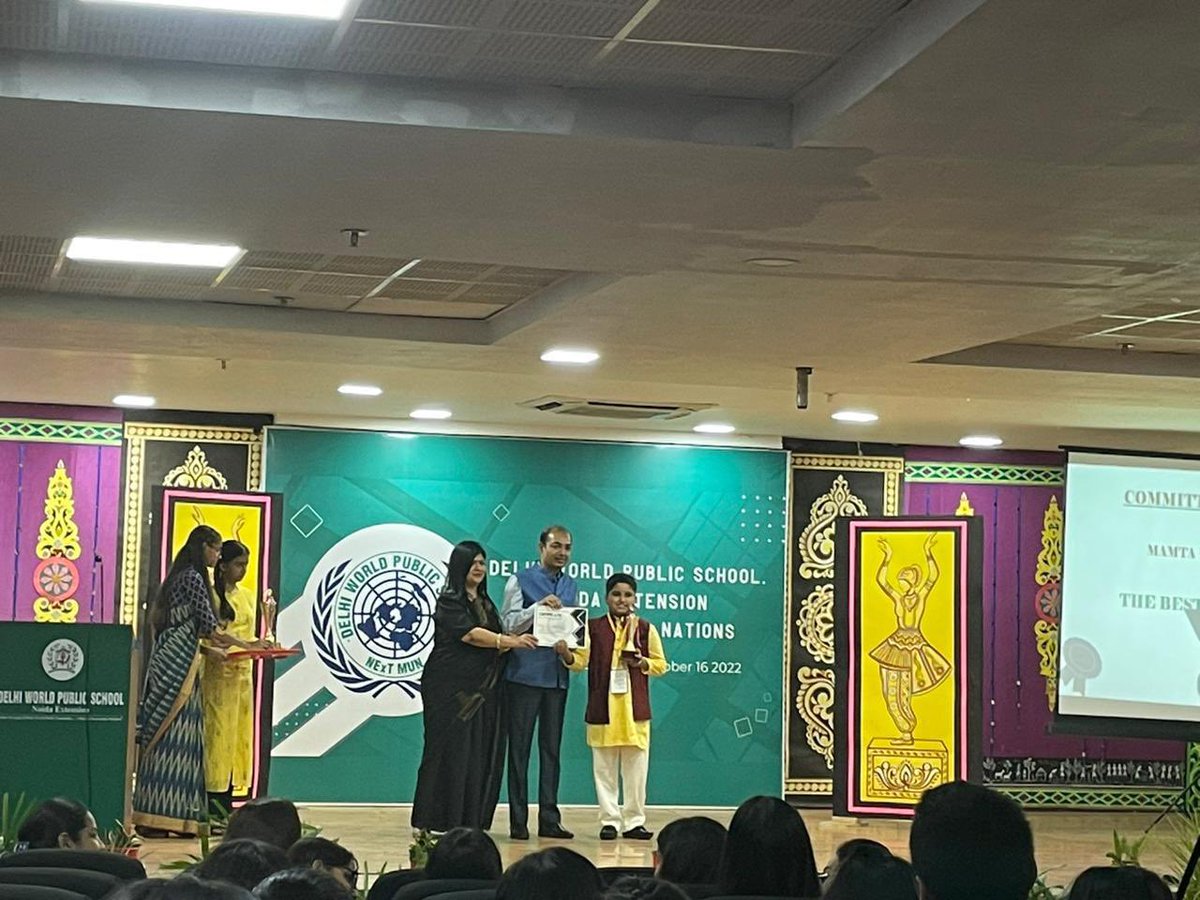 TheMillennium1's tweet photo. Students, at The Millennium School, Greater Noida West, participated in their first MUN under the able guidance of experienced mentors who groomed them through robust training sessions and workshops.
 
#TheMillenniumSchool #Grnoida #school #Education #collaboration #buildingskill https://t.co/Y1cggV4SHK
