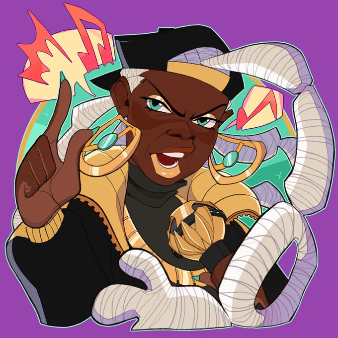 Black History Month Art ChallengeDay 12: Ryme from Pokemon Scarlet and Violet 