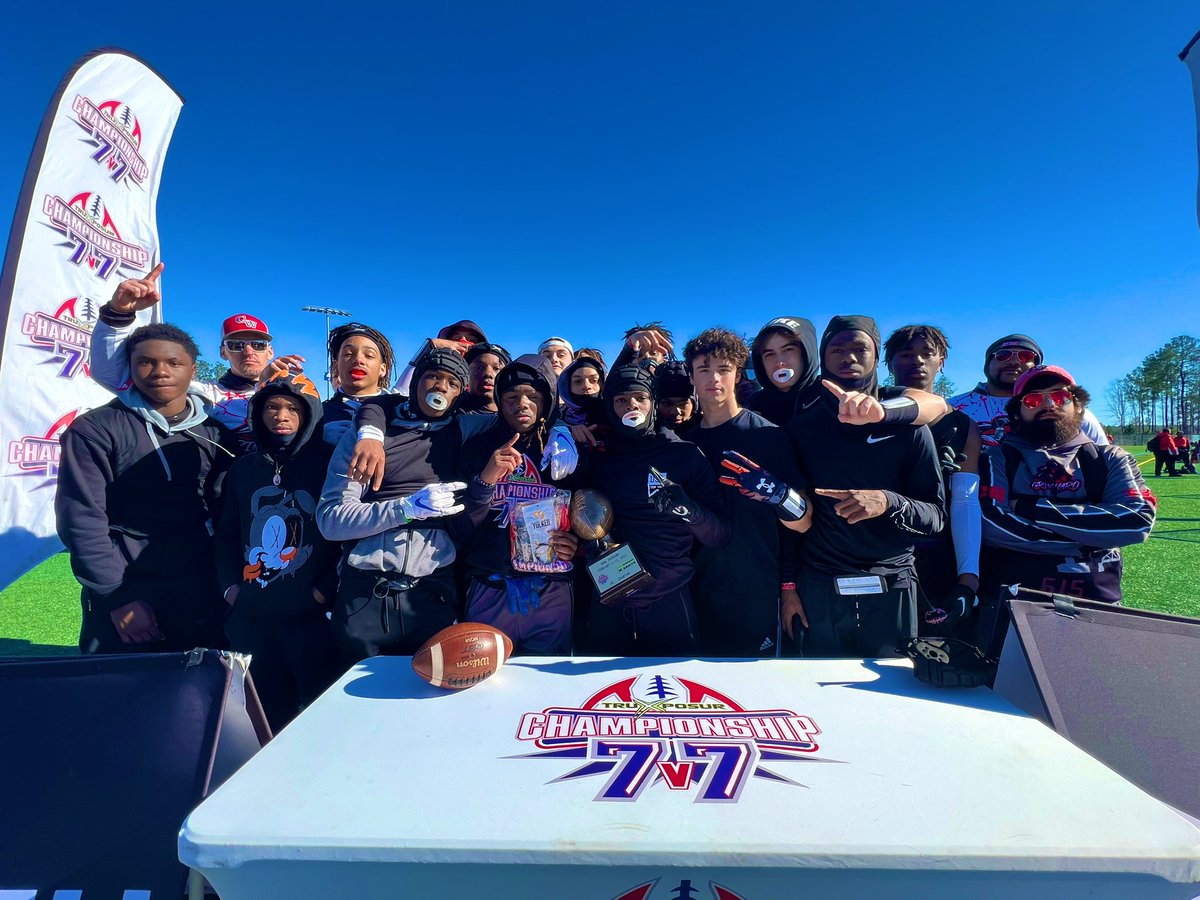 🚨The #bamashowdown powered by @XenithFootball 18u champs are.. @TGH7v7 ‼️ This team always competes hard and today showed they are a force in the #7v7 circuit! @TruXposur @TruXposurM #7v7 #7v7football #champ7v7