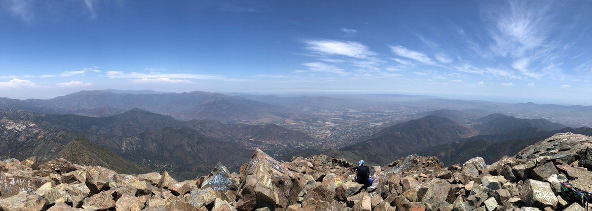 Happy #DarwinDay2023!  Last month I finally had the opportunity to climb Cerro la Campana #Chile, following in Darwin's footsteps - although 189 years later.  Quite the view of Pacific and Andes.  La Campana National Park is now a #UNESCO Biosphere Reserve #biodiversity
