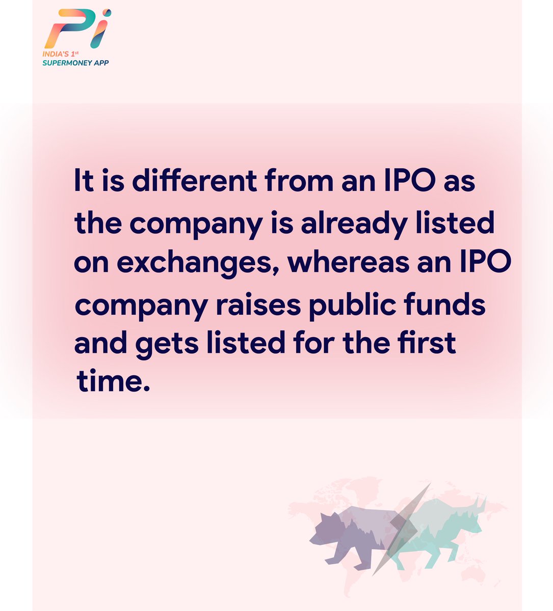 PiSuperMoneyApp's tweet photo. Recently Adani Group’s FPO was in the news. What is FPO? What do you need to know about it?

#Pi #growwithPi #PoweringWealth #PoweringDreams #investingtips #investmentplanning #expertadvice #goalplanning #investments #financialplanning #financereels #investmentbuddy https://t.co/H8Rk5QYNMK
