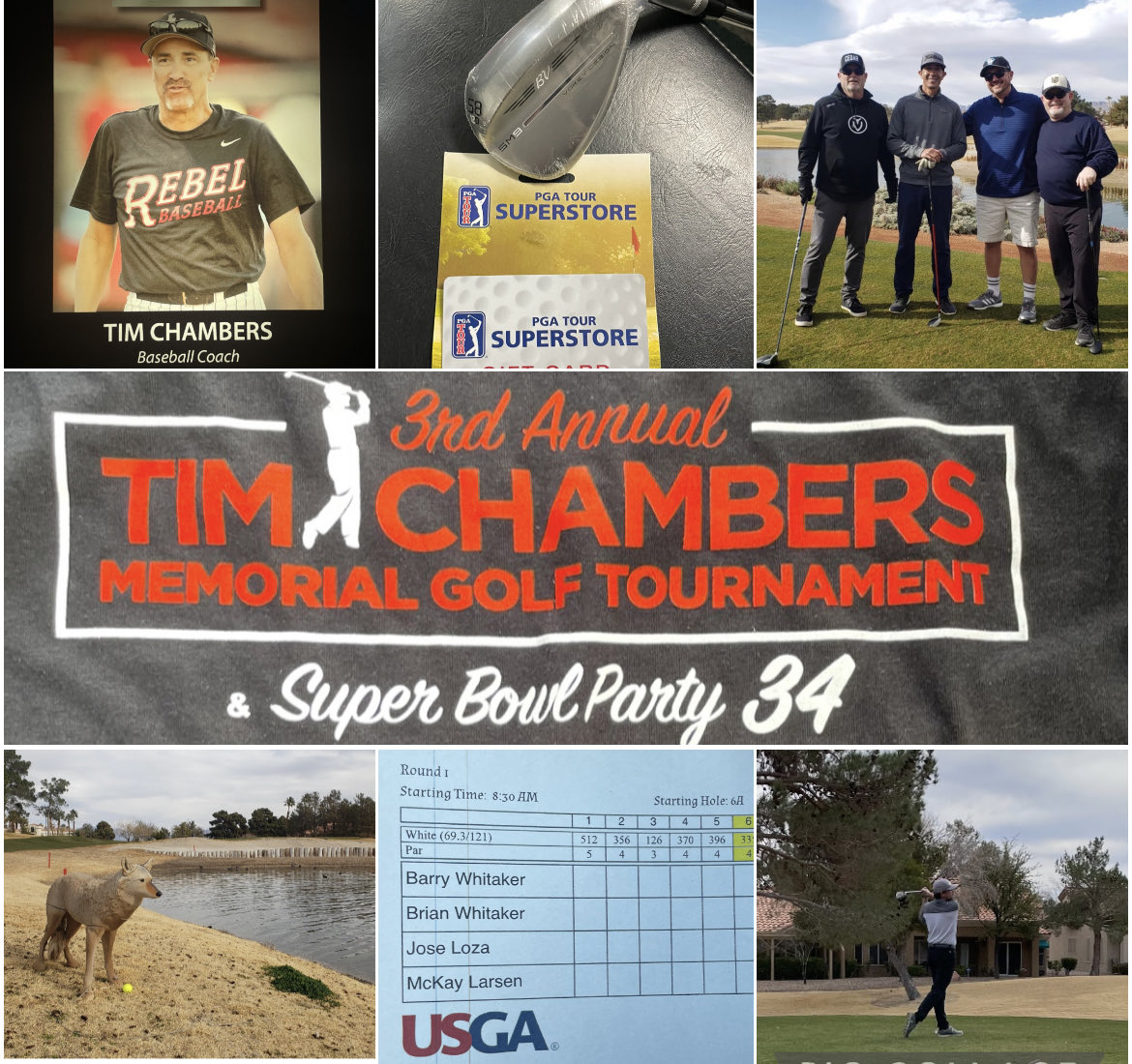 Had a great time celebrating the man! 🏌🏻🏈 w/Barry <a href="/jr_loza/">juniorlozano</a> ⁦<a href="/McCrakkn/">McKay Larsen</a>⁩ <a href="/KFidds/">The Reverend KFidds</a>⁩ ⁦<a href="/MattEstrada2/">Matt</a>⁩ ⁦<a href="/cwhitlarsen/">Christene Larsen</a>⁩ ⁦<a href="/Koniwhit/">Koni Whitaker</a>⁩ and many others.

Thank you Kim, ⁦<a href="/KenzieeLynn24/">McKenzie Chambers</a>⁩, ⁦<a href="/RanceRoundy/">Rance Roundy</a>⁩ 
#classnevergoesoutofstyle 
⁦<a href="/PapaWhit12/">Brian Whitaker</a>⁩