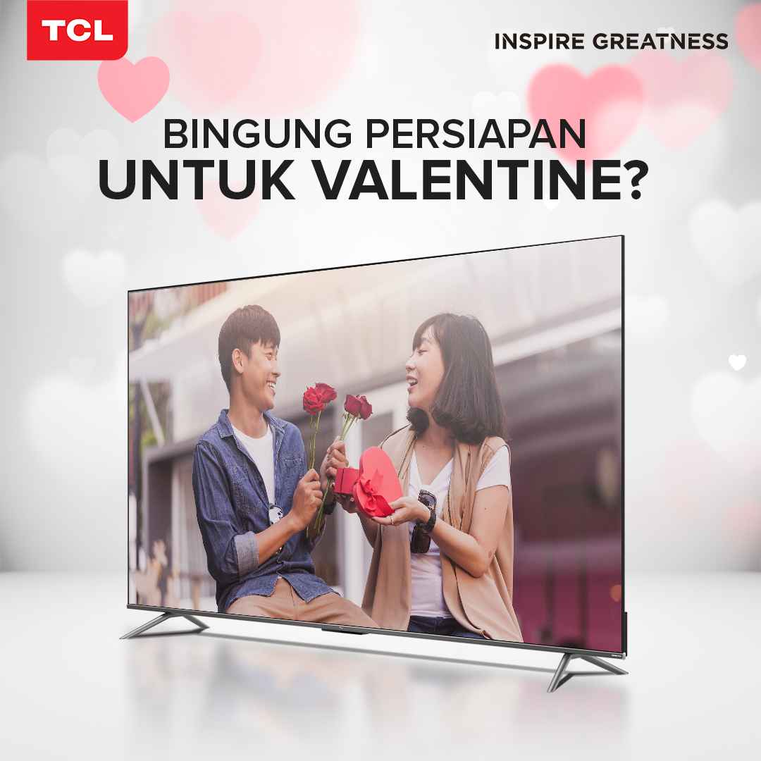 tclelectronicid's tweet photo. Tenang, TCL pnya segdng pilihan TV yg tepat!
Pilihn TV TCL ini akn
mnjdkn Valentine yg ga trlpkn di
thn ini :
β
#C635
β
#C835
β
#P735
Jgn smpai lp siapinπtuk pasangan
km! β€
#TCLFestive #TCL #TCLIndonesia #TCLSmartChoice https://t.co/MXvIW2GAL8
